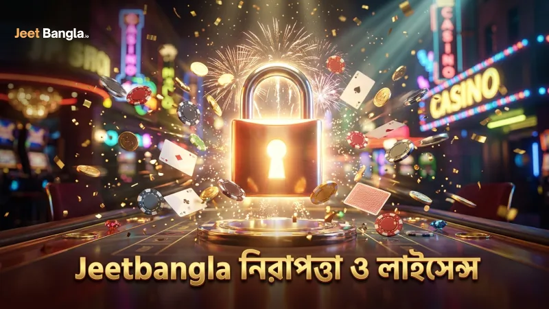 নিরাপত্তা ও লাইসেন্স তথ্যের মাধ্যমে খেলোয়াড়দের আস্থা অর্জন।