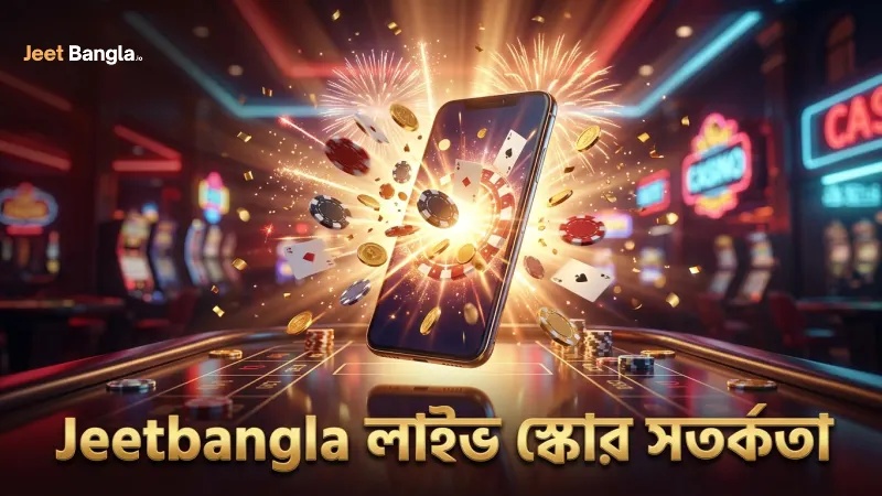 রিয়েল-টাইম স্কোরের সাথে বাজি করার সময় Jeetbangla সতর্কতা জরুরি