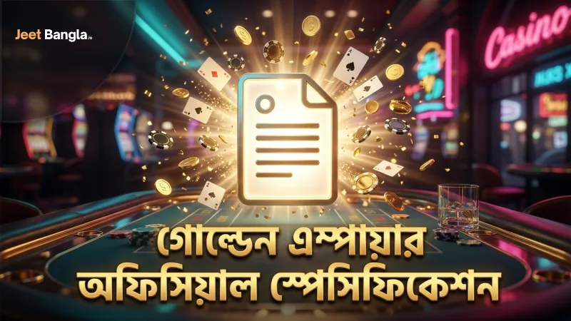 গোল্ডেন এম্পায়ার গেমের অফিসিয়াল স্পেসিফিকেশন বিশ্বাসযোগ্যতা নিশ্চিত করে