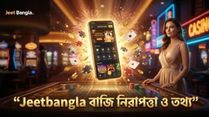 Jeetbangla প্ল্যাটফর্মে বাজি ধরার নিরাপত্তা ও সঠিক তথ্য সরবরাহ।